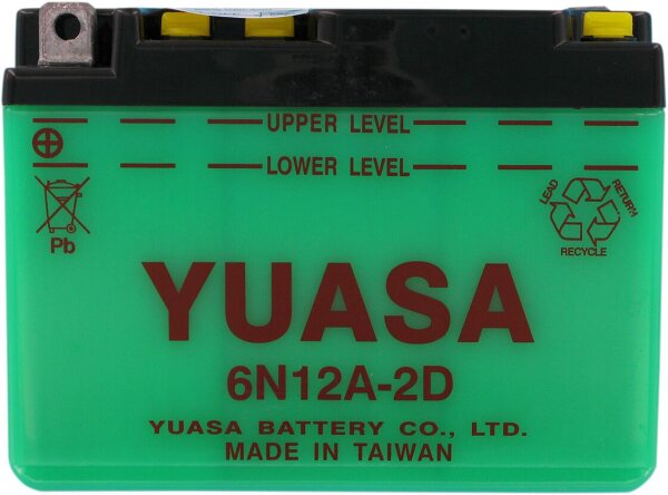 Battery Yuasa 6-volt Dry 6n12a inkl. 7,50 Euro...