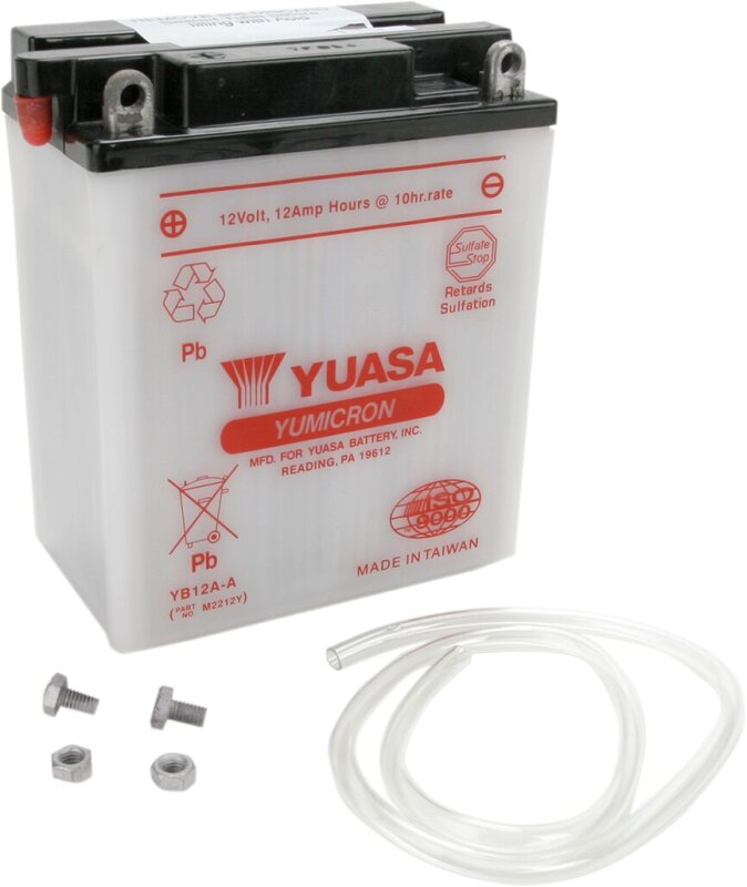 Battery Yuasa Hd Dry Yb12a-a inkl. 7,50 Euro Batteriepfand.