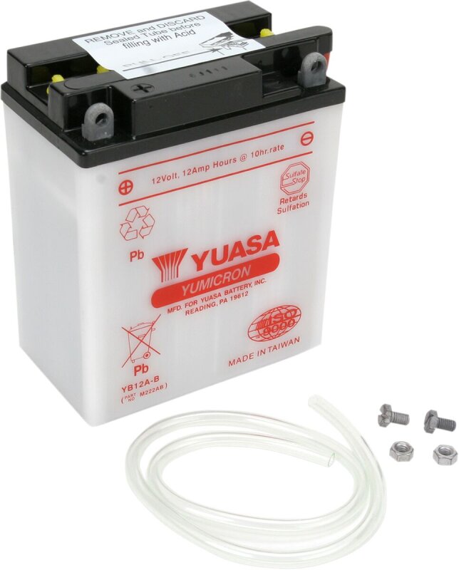 Battery Yuasa Hd Dry Yb12a-b inkl. 7,50 Euro Batteriepfand.