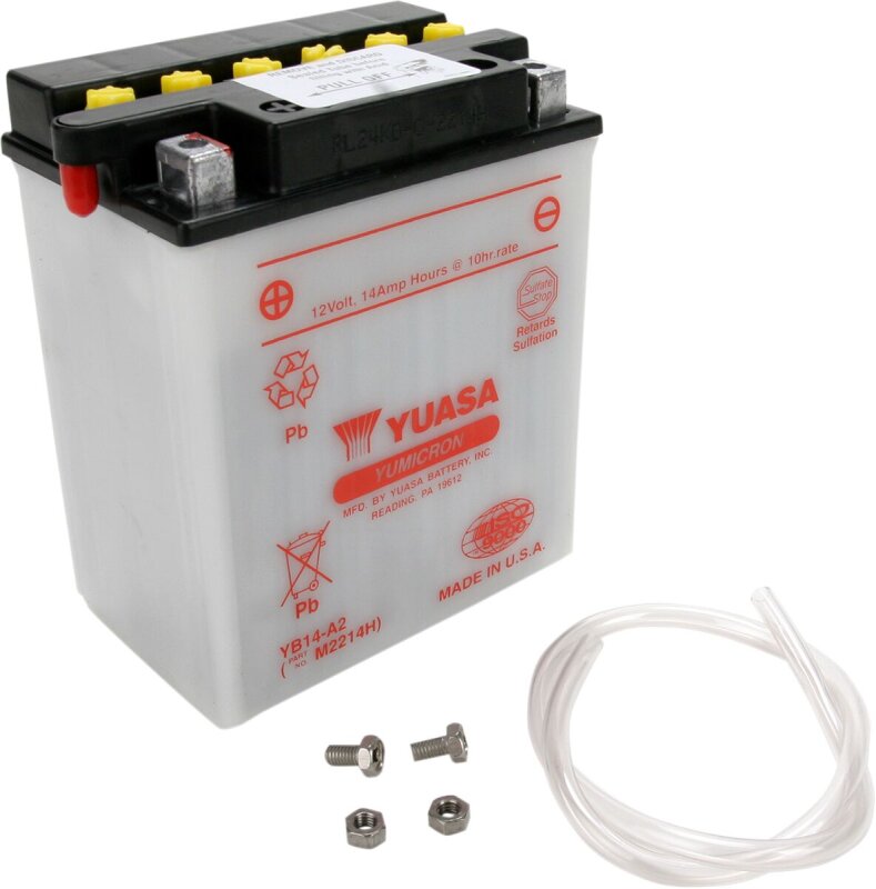 Battery Yuasa Hd Dry Yb14-a2 inkl. 7,50 Euro Batteriepfand.