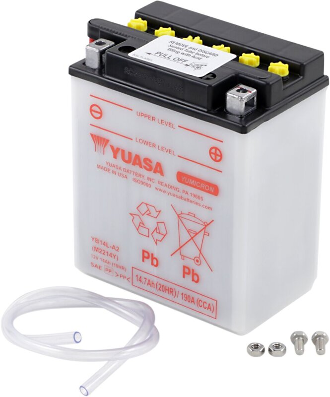 Battery Yuasa Hd Dry Yb14l-a2 inkl. 7,50 Euro Batteriepfand.