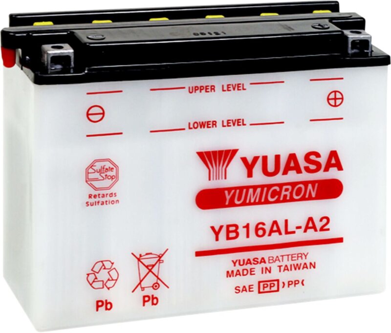 Battery Yuasa Hd Dry Yb16al-a2 inkl. 7,50 Euro Batteriepfand.