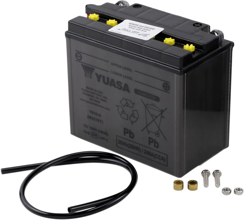 Battery Yuasa Hd Dry Yb16-b inkl. 7,50 Euro Batteriepfand.