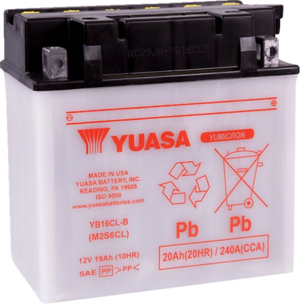 Battery Yuasa Hd Dry Yb16cl-b inkl. 7,50 Euro Batteriepfand.