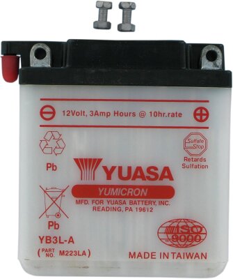 Battery Yuasa Hd Dry Yb3l-a inkl. 7,50 Euro Batteriepfand.