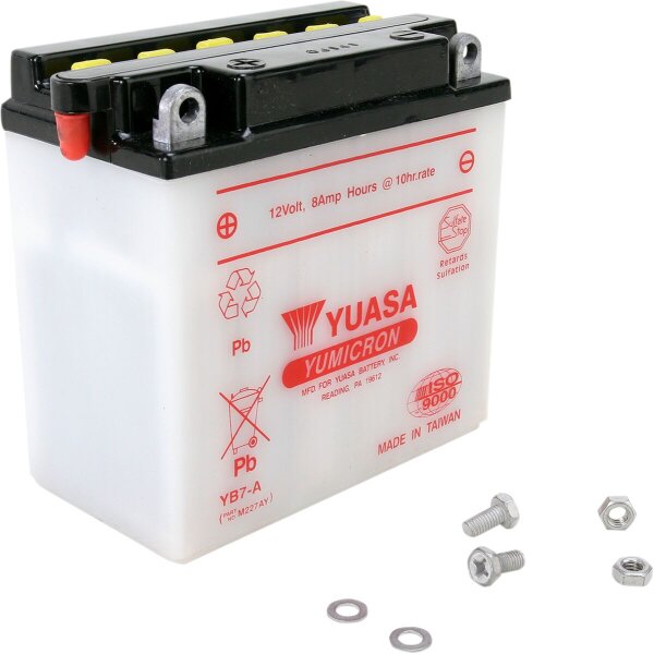 Battery Yuasa Hd Dry Yb7-a inkl. 7,50 Euro Batteriepfand.