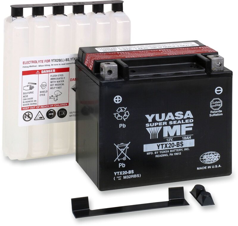 Battery Yuasa Mf Ytx20-bs inkl. 7,50 Euro Batteriepfand.