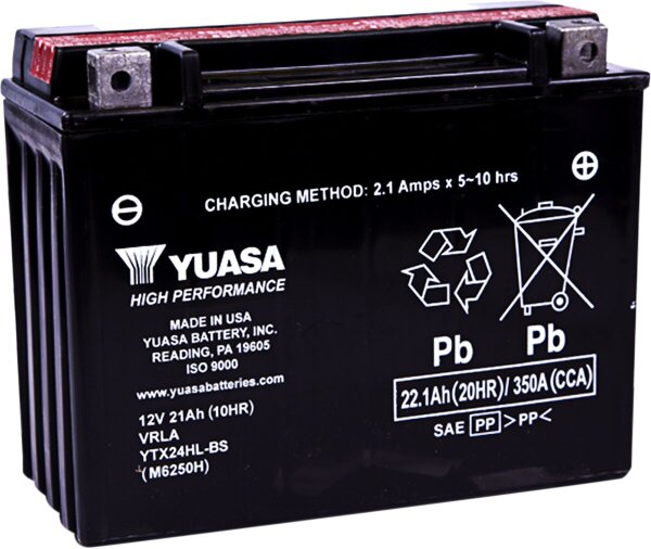 Battery Yuasa Mf Ytx24hl-bs inkl. 7,50 Euro Batteriepfand.