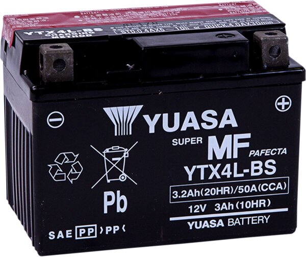 Battery Yuasa Mf Ytx4l-bs inkl. 7,50 Euro Batteriepfand.
