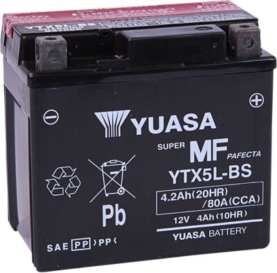 Battery Yuasa Mf Ytx5l-bs inkl. 7,50 Euro Batteriepfand.