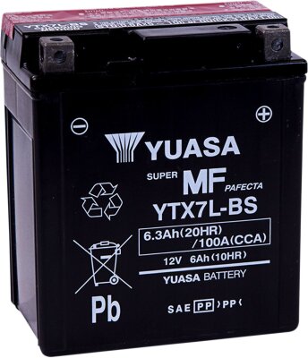 Battery Yuasa Mf Ytx7l-bs inkl. 7,50 Euro Batteriepfand.