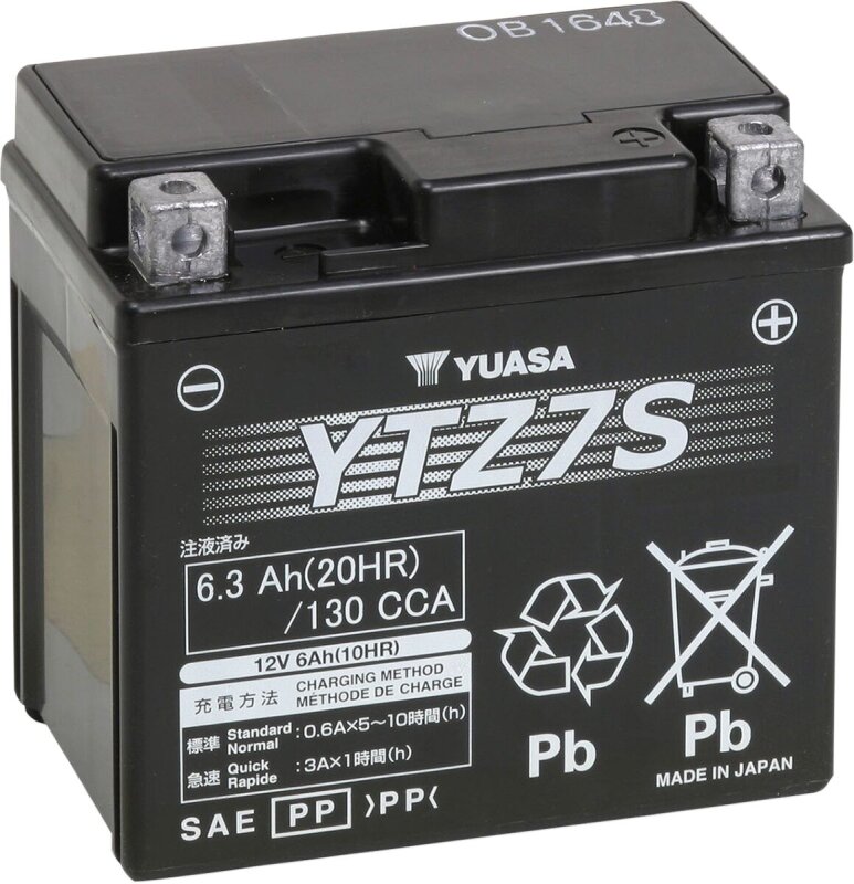 Battery Yuasa Fa Ytz7s inkl. 7,50 Euro Batteriepfand.
