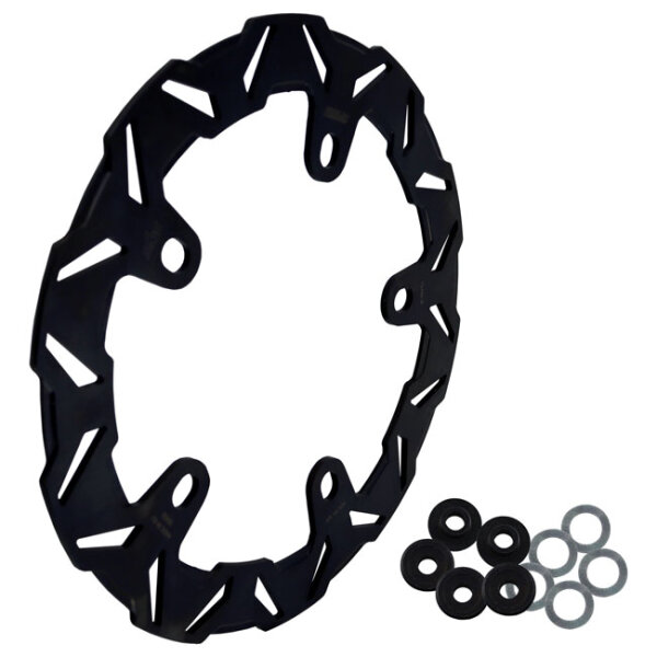 Kodlin by SBS, \\\\V-Design\\\\ brake rotor front L/R. Black