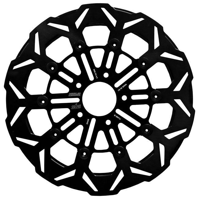Kodlin by SBS, \\\\V-Design\\\\ brake rotor front L/R. Black