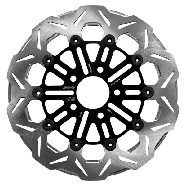 Kodlin by SBS, \\\\V-Design\\\\ brake rotor rear. Black