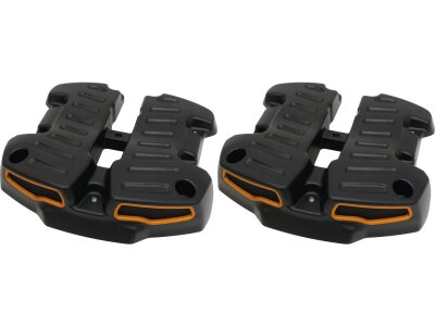 Rocker Box Cover RWT Power Rocker Box Cover, frame orange mesh black Matte Black Powder Coated