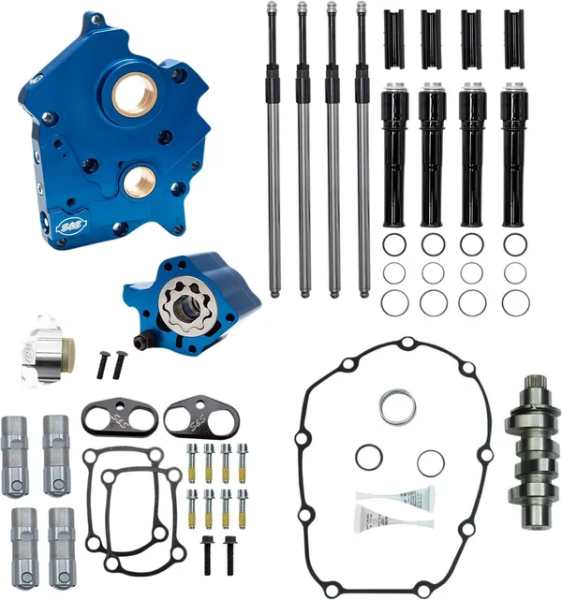 Cam Chest Kit Blk Push Tubes