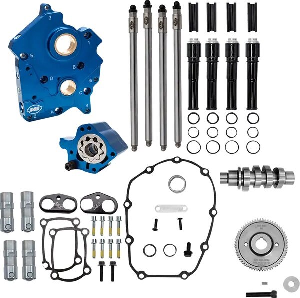 Cam Chest Kit Blk Push Tubes
