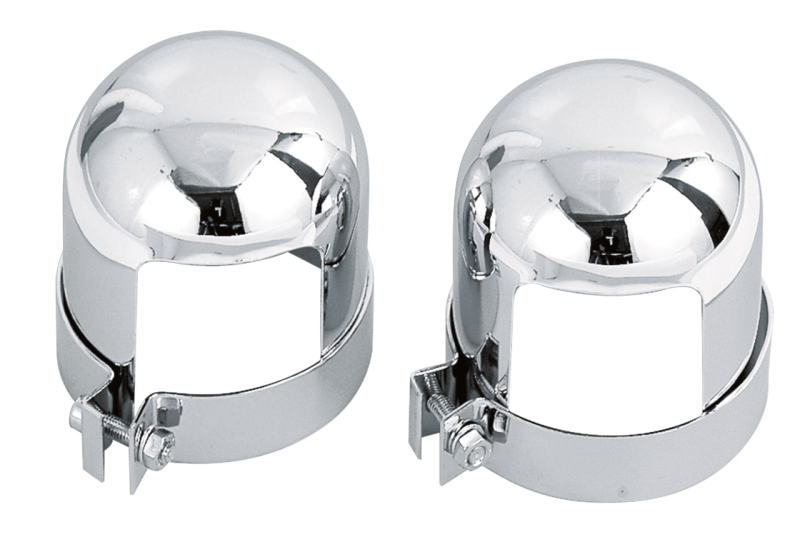 Dome Style Shock Cover Set Chrome (FR)