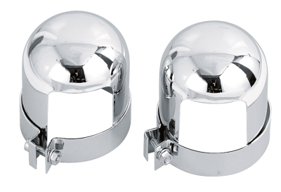 Dome Style Shock Cover Set Chrome (FR)