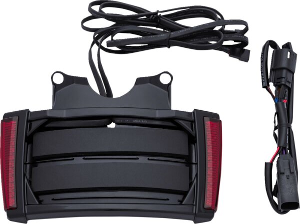Frame Lp W/leds Blk/red