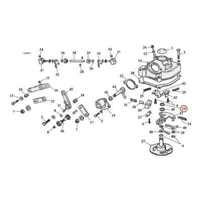 Retaining ring, transmission pawl carrier | Lieferumfang: Nur ein Teil des abgebildeten Artikels.