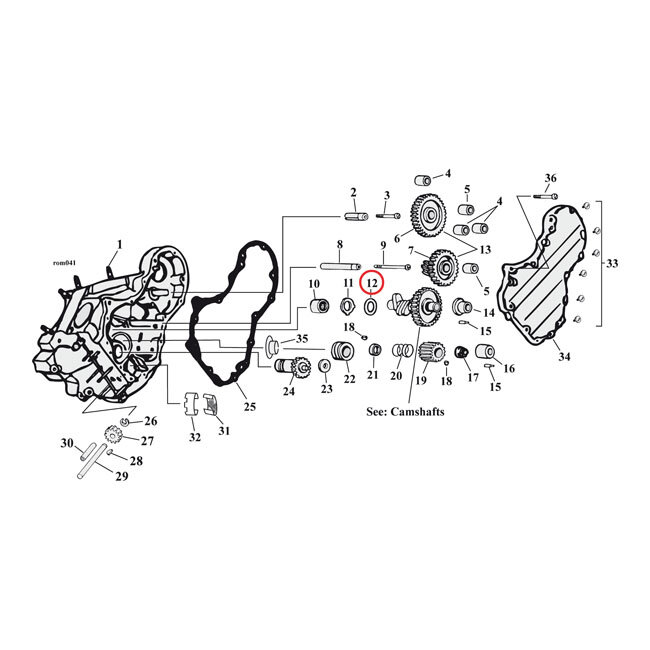 Thrust washer camshaft. .075"""" | Lieferumfang: Nur ein Teil des abgebildeten Artikels.