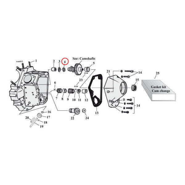 Thrust washer camshaft. .075"""" | Lieferumfang: Nur ein Teil des abgebildeten Artikels.