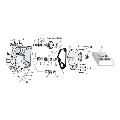 Thrust washer camshaft. .070"""" | Lieferumfang: Nur ein Teil des abgebildeten Artikels.