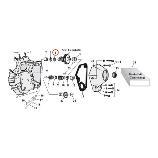 Thrust washer camshaft. .065"""" | Lieferumfang: Nur ein Teil des abgebildeten Artikels.