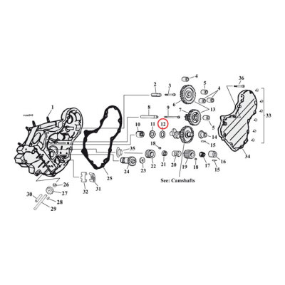 Thrust washer camshaft. .065"""" | Lieferumfang: Nur ein Teil des abgebildeten Artikels.