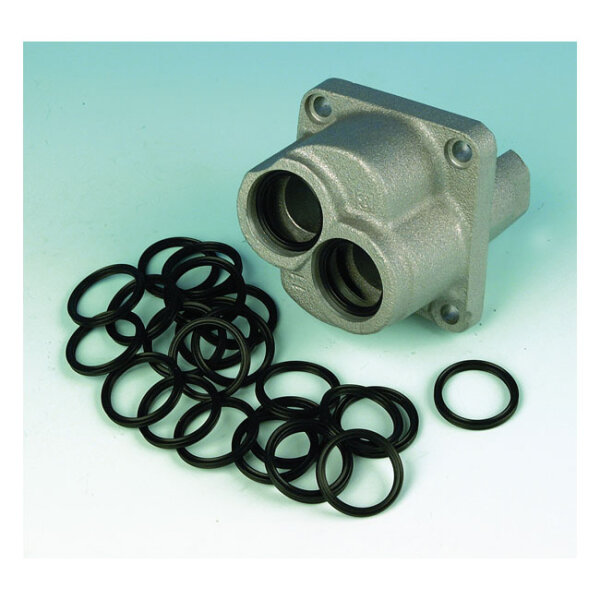 James, pushrod cover quad seal. Lower | Lieferumfang: Nur ein Teil des abgebildeten Artikels.