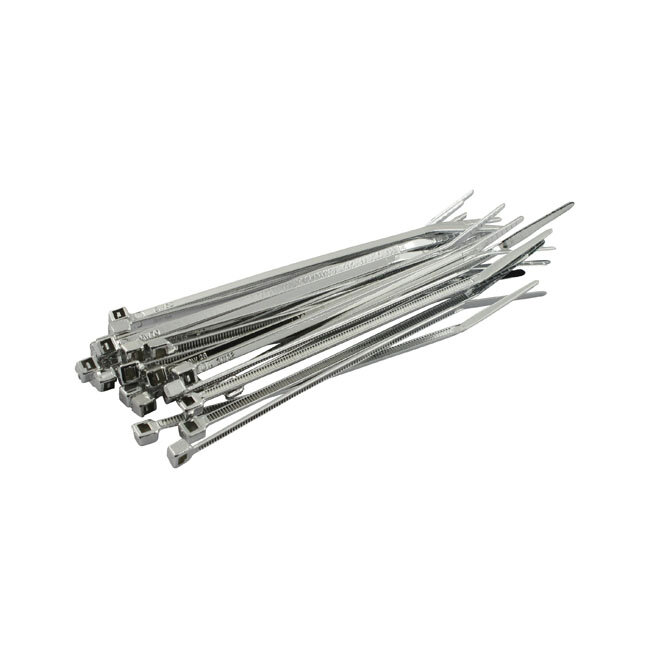 MCS, cable straps. 8"""" (20cm). Chrome | Lieferumfang: Nur ein Teil des abgebildeten Artikels.