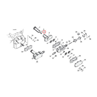 MCS, woodruff keys, oil pump drive gear / breather gear | Lieferumfang: Nur ein Teil des abgebildeten Artikels.