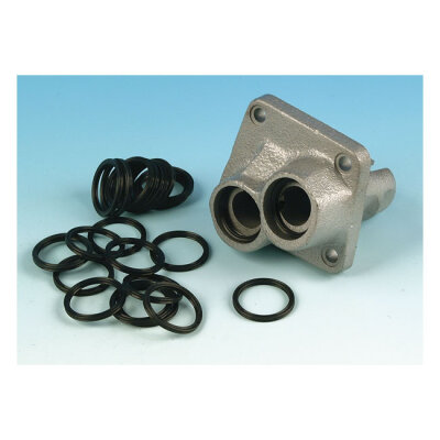 James, quad seal pushrod cover. Large Lower | Lieferumfang: Nur ein Teil des abgebildeten Artikels.