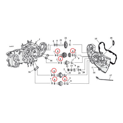 Thrust washer camshaft. .007"""" | Lieferumfang: Nur ein Teil des abgebildeten Artikels.