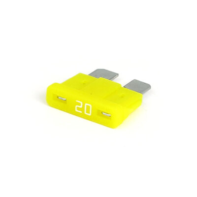 ATC fuse with LED indicator. Yellow, 20A | Lieferumfang: Nur ein Teil des abgebildeten Artikels.