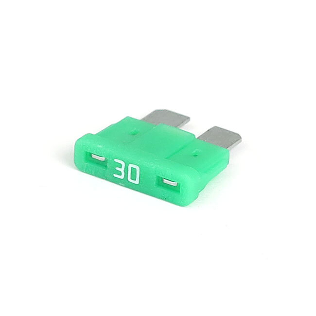 ATC fuse with LED indicator. Green, 30A | Lieferumfang: Nur ein Teil des abgebildeten Artikels.