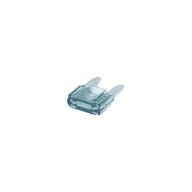 Mini fuse without LED indicator. Gray, 2A | Lieferumfang: Nur ein Teil des abgebildeten Artikels.