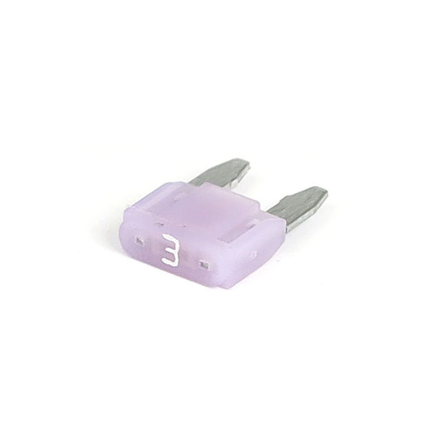 Mini fuse with LED indicator. Violet. 3A | Lieferumfang: Nur ein Teil des abgebildeten Artikels.