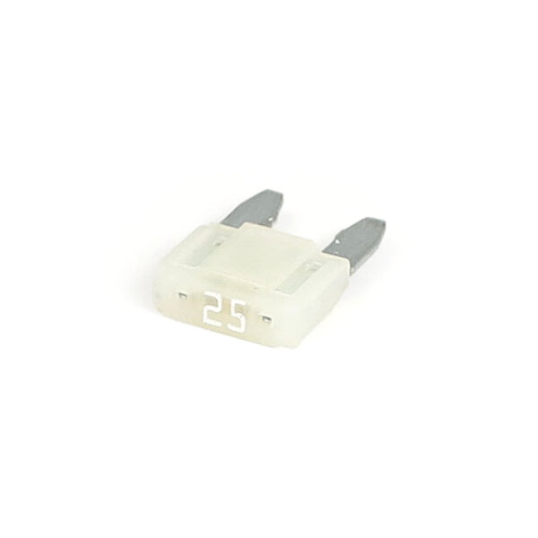Mini fuse with LED indicator. Clear, 25A | Lieferumfang:...