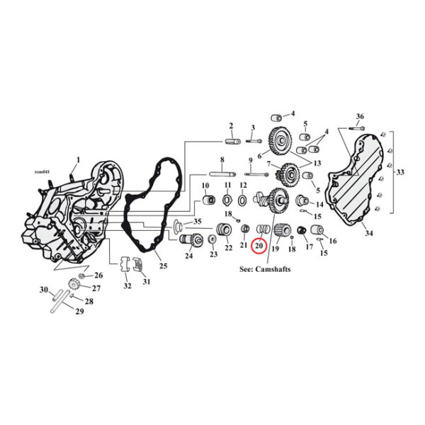 Spring, pinion seal ring | Lieferumfang: Nur ein Teil des abgebildeten Artikels.