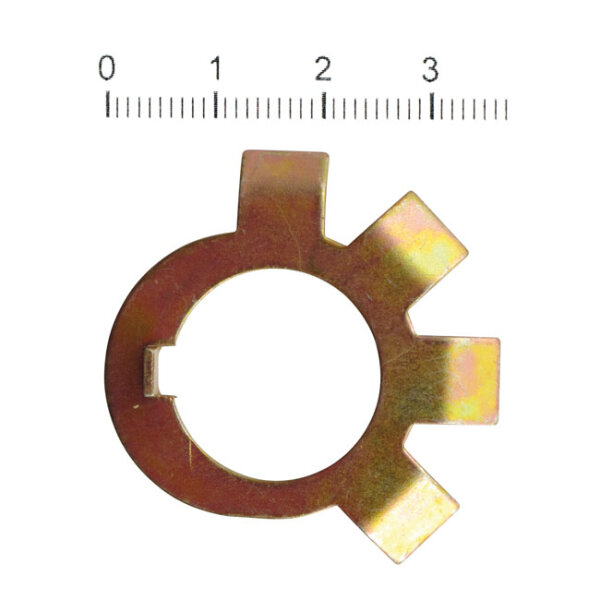 Lock tab washer, clutch hub nut | Lieferumfang: Nur ein Teil des abgebildeten Artikels.
