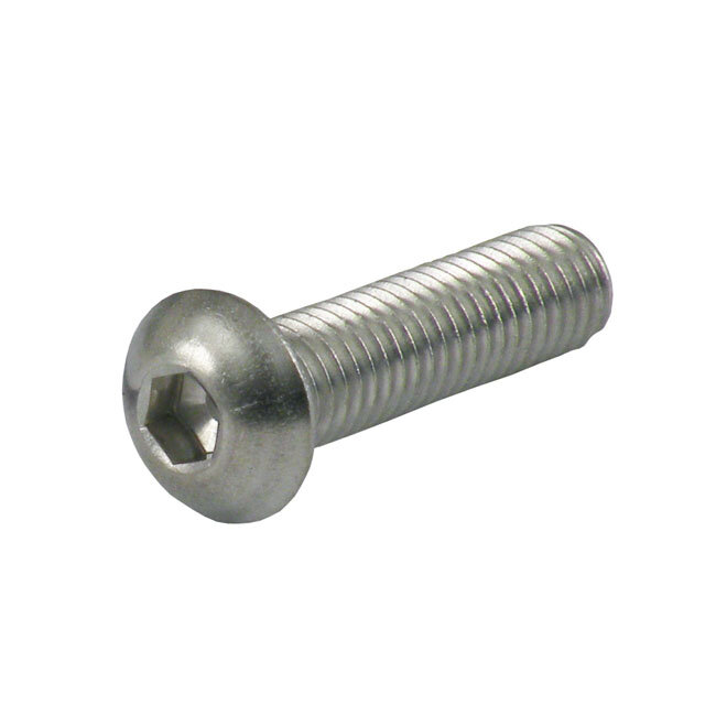 M8 x 30mm buttonhead bolt, stainless | Lieferumfang: Nur ein Teil des abgebildeten Artikels.