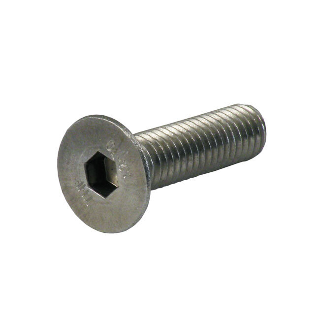 M8 x 16mm flathead allen bolt, stainless | Lieferumfang: Nur ein Teil des abgebildeten Artikels.