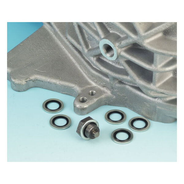 James, drain plug seal washer. Bonded steel |...