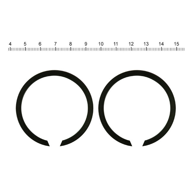 James retaining rings, exhaust flange | Lieferumfang: Nur ein Teil des abgebildeten Artikels.