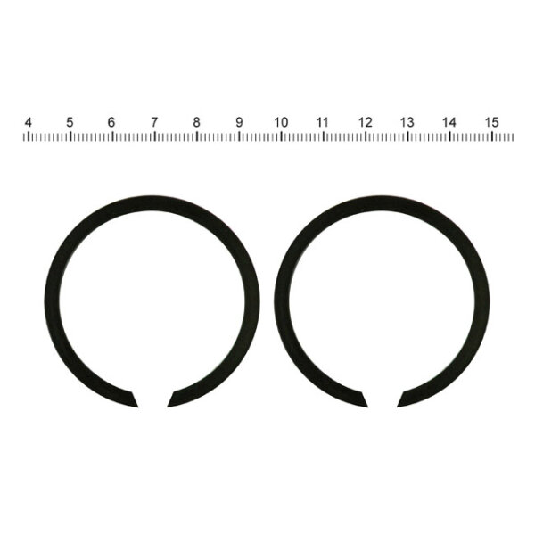 James retaining rings, exhaust flange | Lieferumfang: Nur ein Teil des abgebildeten Artikels.