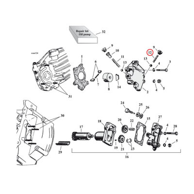 Spring, check valve | Lieferumfang: Nur ein Teil des abgebildeten Artikels.