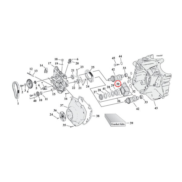 Cometic, o-ring oil pump housing | Lieferumfang: Nur ein...